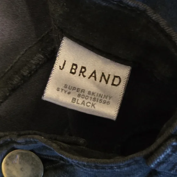 J Brand Men's Black Slim Jeans - Picture 5 of 6